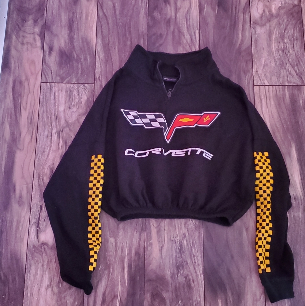 Cropped corvette pullover